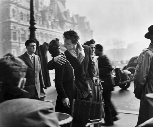 The Kiss by the Hôtel de Ville by Robert Doisneau